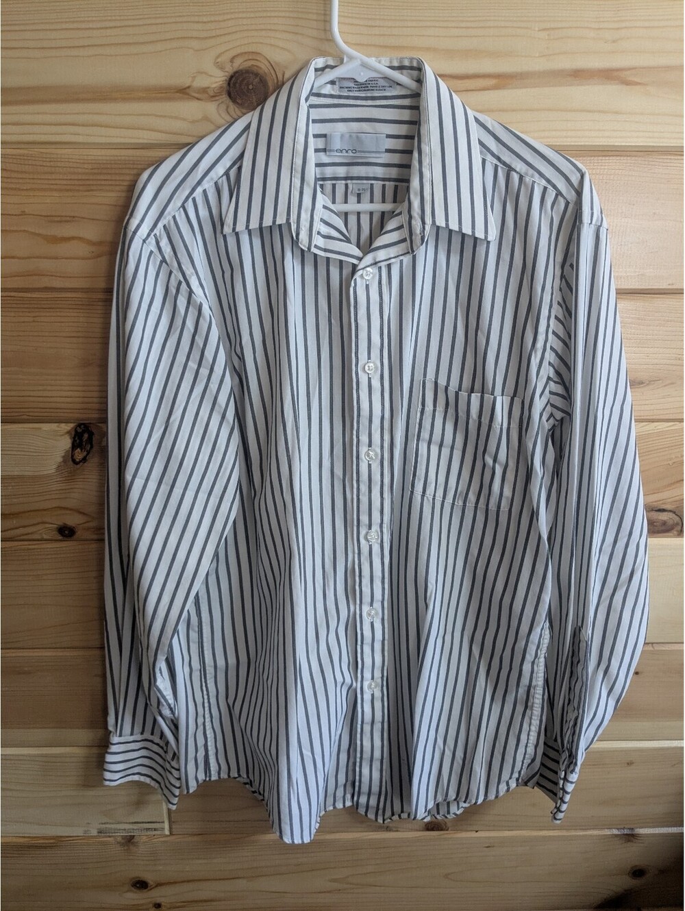 Enro striped button shirt size 16-35